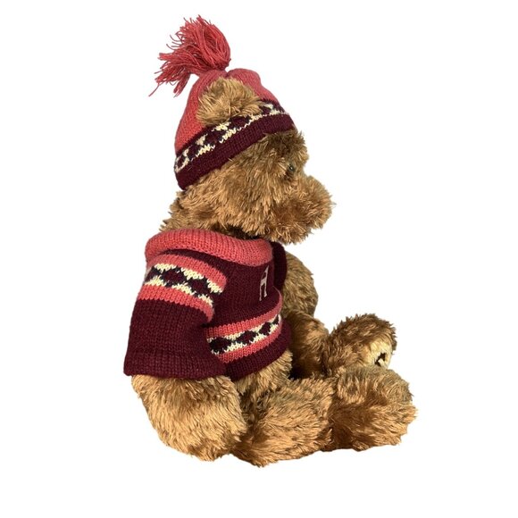 Etienne Aigner & GUND Lil Aigner Limited Edition Teddy Bear Sweater Hat Logo - Picture 2 of 14